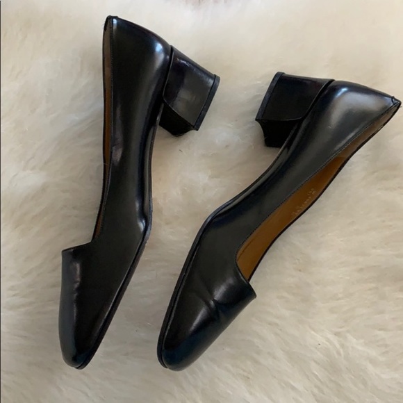 Ralph Lauren | box heel in black leather - Picture 2 of 11